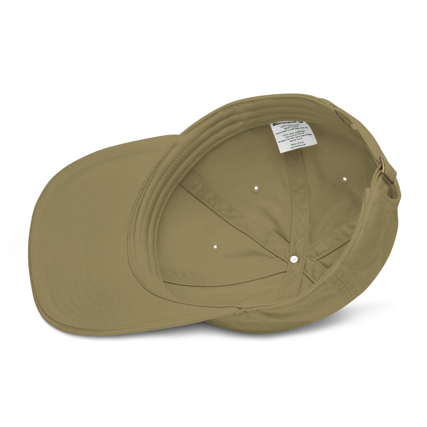 Organic dad hat (Embroidered)
