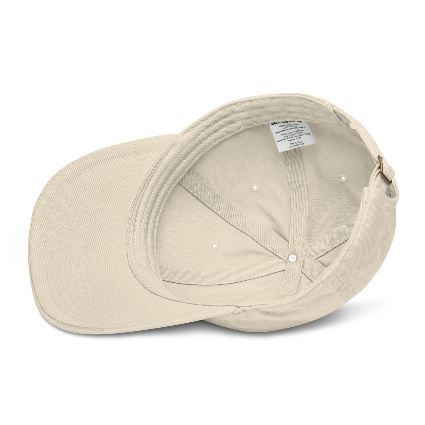 Organic dad hat (Embroidered)