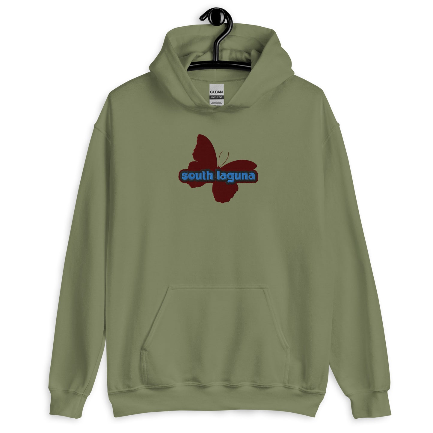 Unisex Hoodie - butterfly (Embroidered)