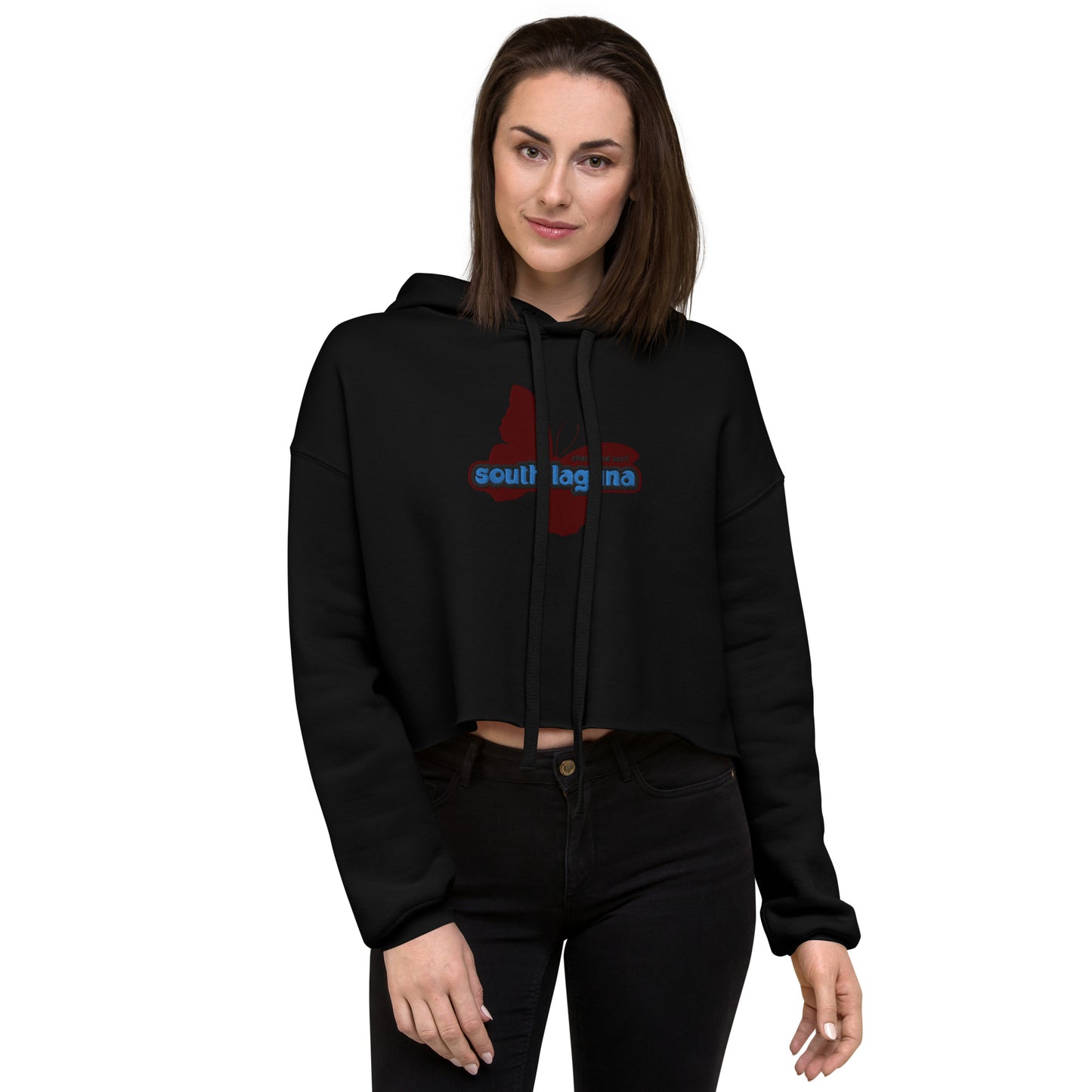 Solagz butterfly crop hoodie - Solagz