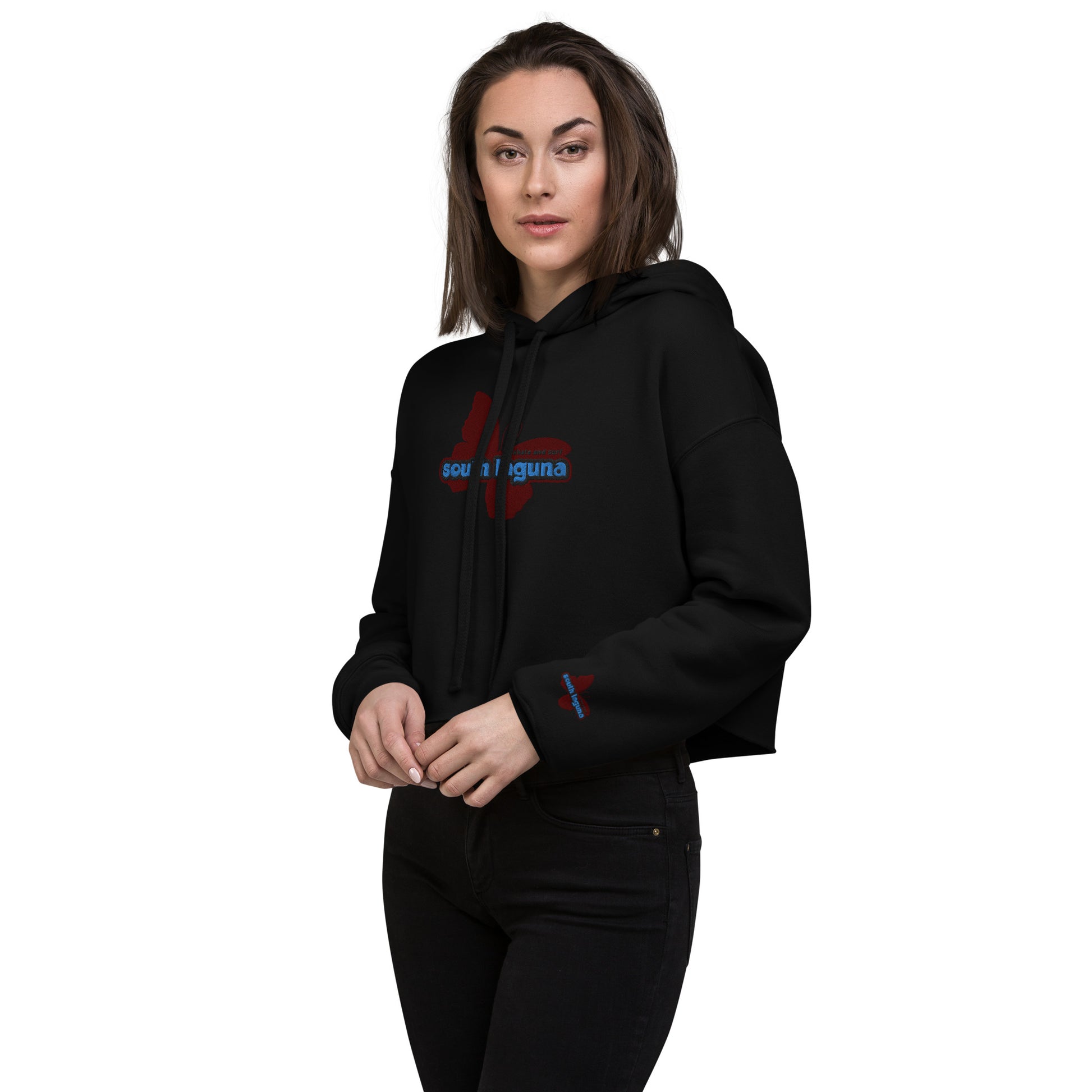 Solagz butterfly crop hoodie - Solagz