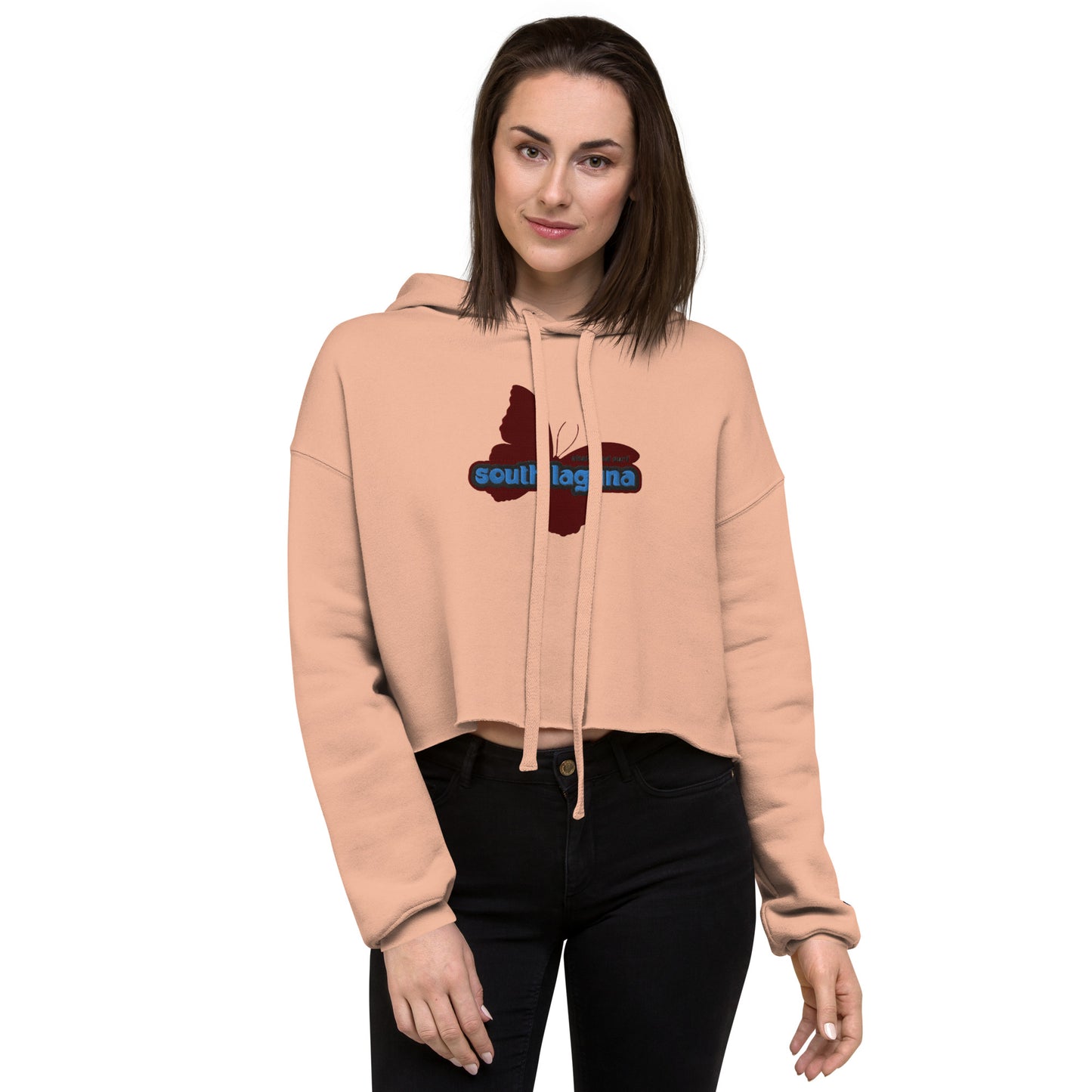 Solagz butterfly crop hoodie - Solagz