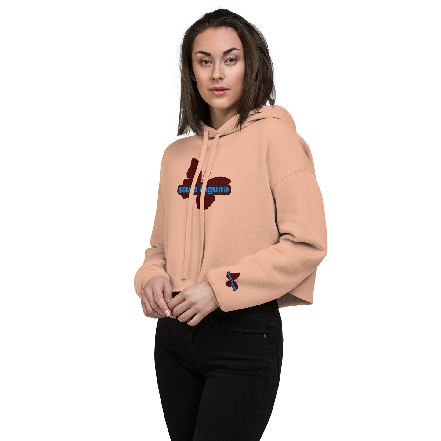 Solagz butterfly crop hoodie - Solagz