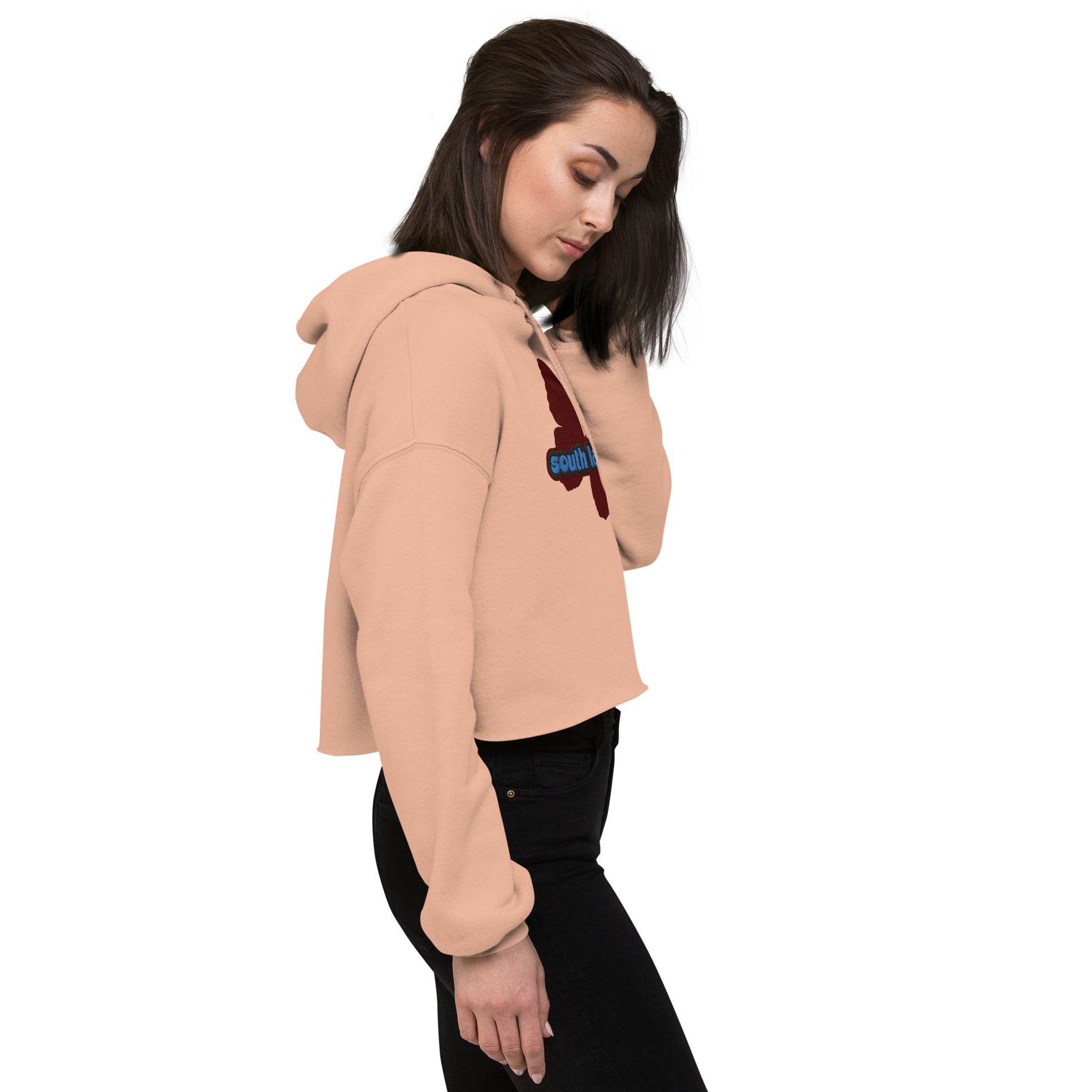 Solagz butterfly crop hoodie - Solagz