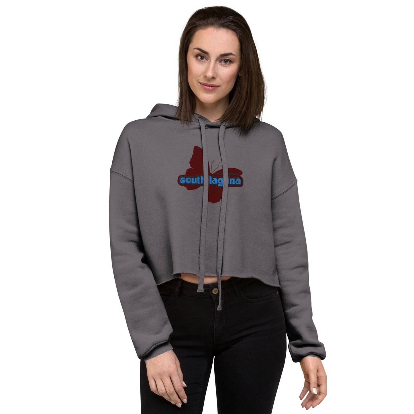 Solagz butterfly crop hoodie - Solagz