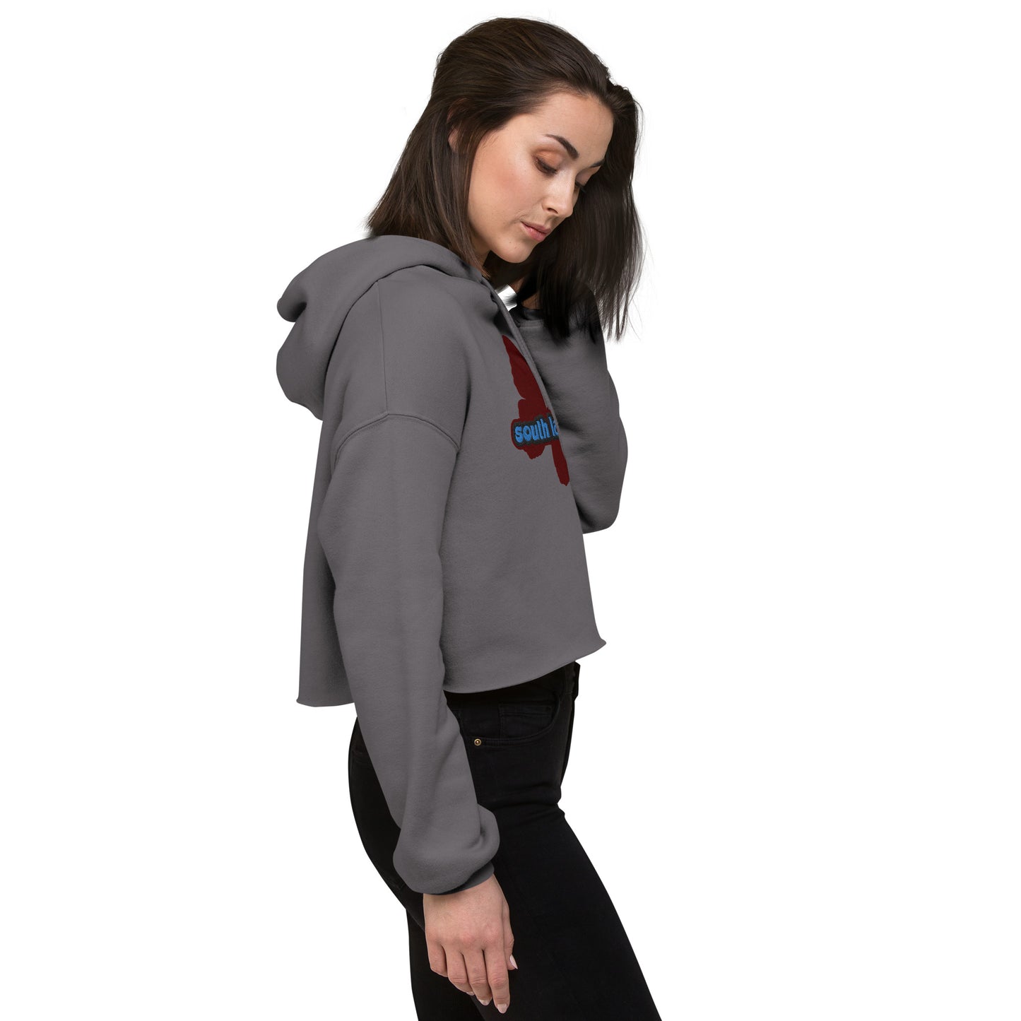 Solagz butterfly crop hoodie - Solagz